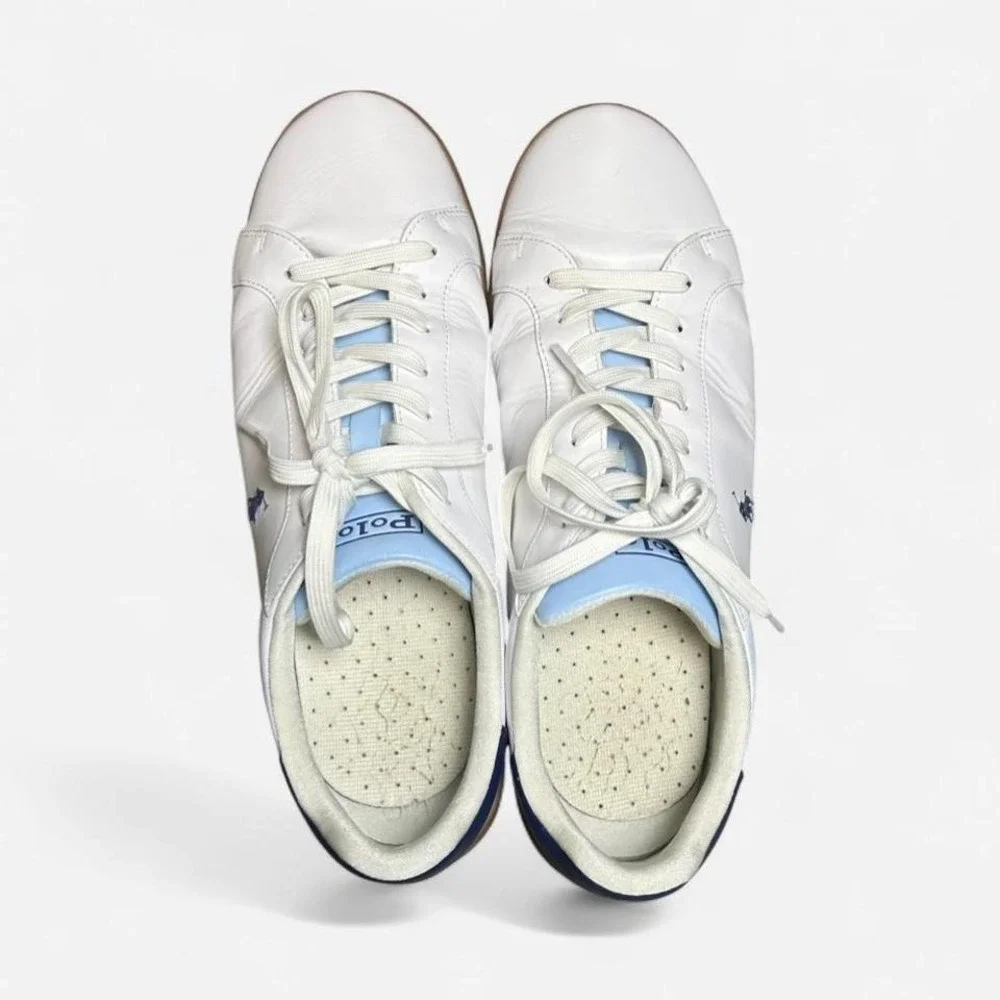 Polo Ralph Lauren Heritage Court II White/Brown‎ Bottoms Size Men 14